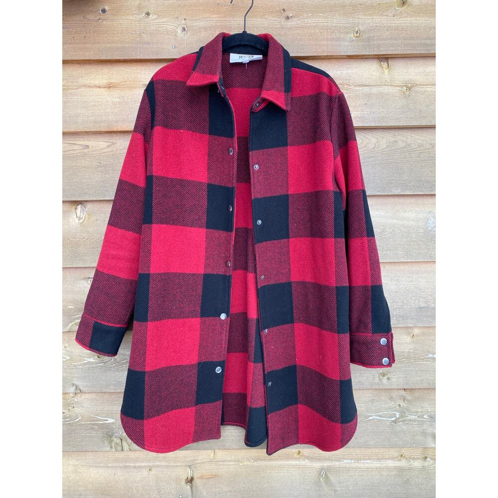 BB Dakota red and black Buffalo check jacket